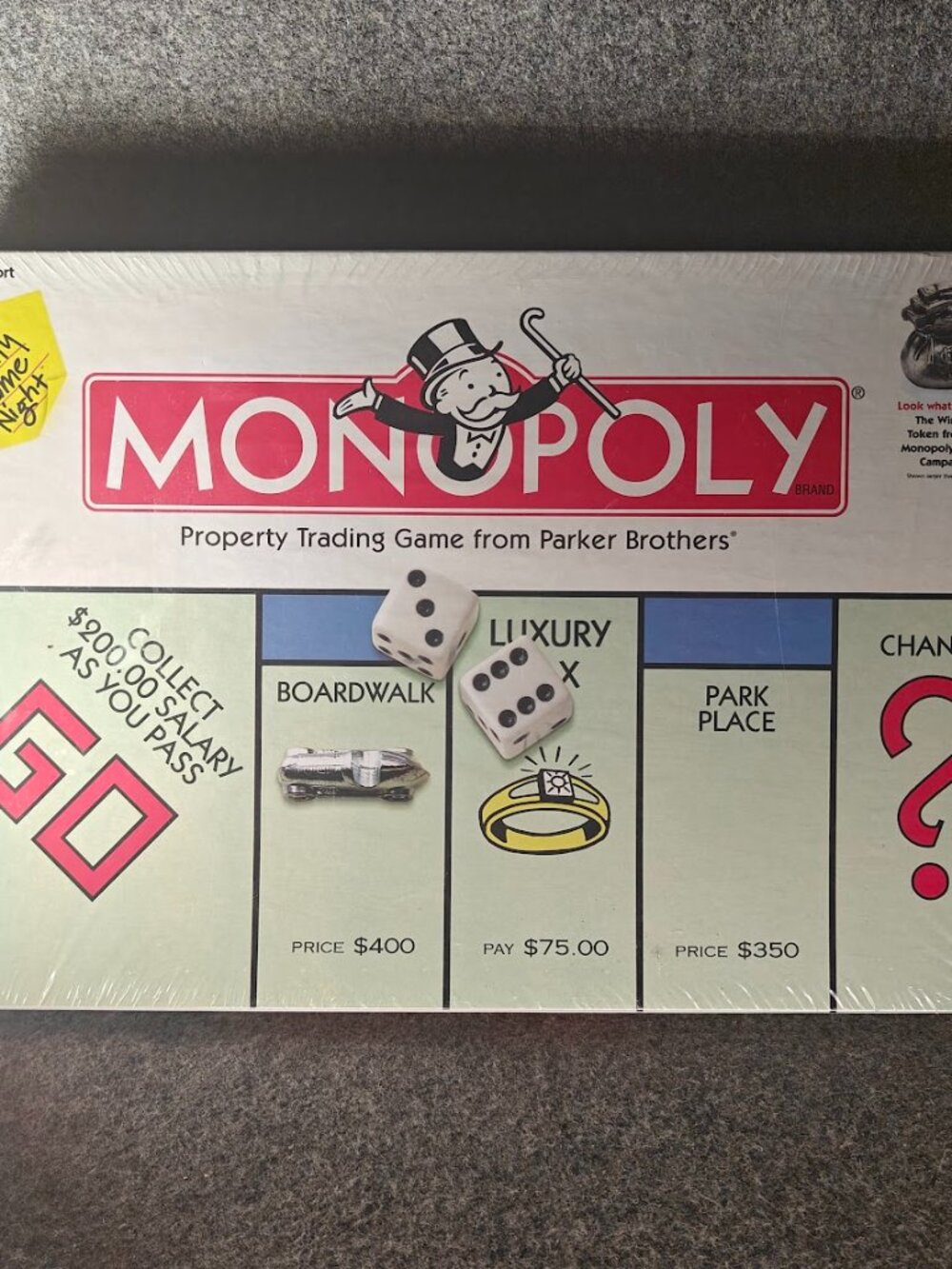 Monopoly Board Game NEW Sealed Classic Edition Hasbro Parker Brothers